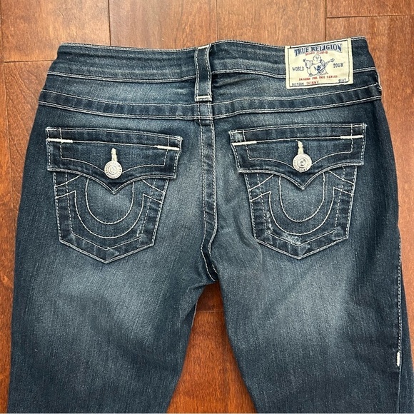True Religion Women's Skinny Blue Jeans, Perfect for Wearing with Boots, Size 26 - Picture 8 of 16